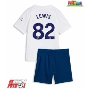 Manchester City Rico Lewis #82 Tercera Equipación Niños 2026-27 Manga Corta (+ Pantalones cortos)